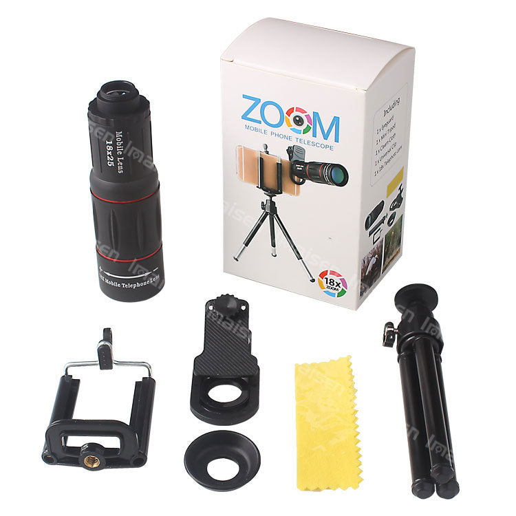 Telescope Zoom Mobile  Lens   Camera Lens With Tripod